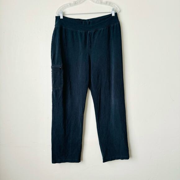 Duluth Trading Co. cargo sweats black gray woman’s 31 - Picture 1 of 13